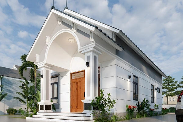 10 mẫu nhà cấp 4 mái Thái đẹp nhất 2025